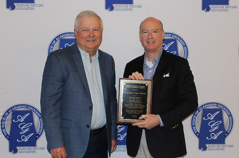 Wade Payne and Congressman Robert Aderholt with Spirit of America Award