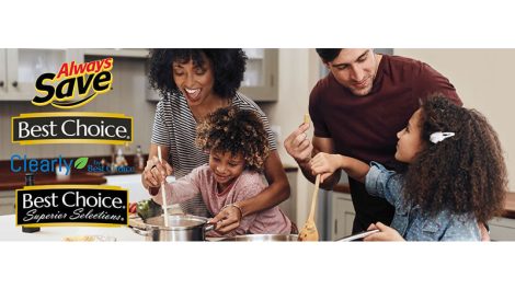 image of family in kitchen