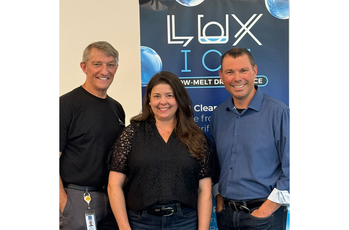 image of three Lux Ice team members