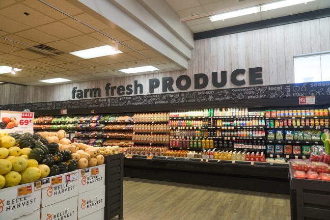 SpartanNash unveils remodeled Family Fare store in Sparta, Michigan.