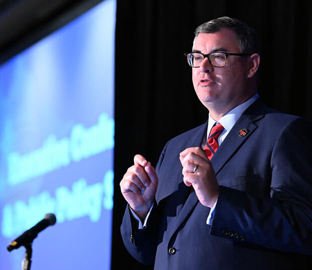 image of Greg Ferrara speaking at NGA Executive Conference