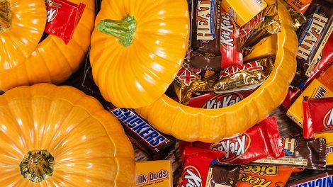 Halloween candy and chocolate