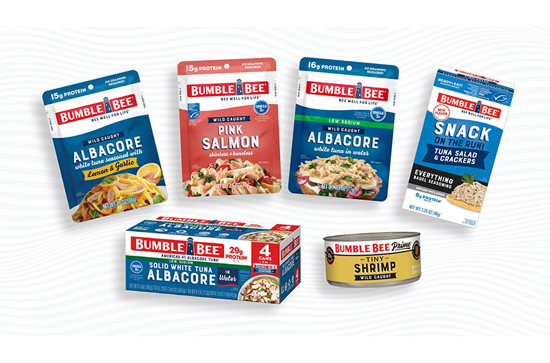 Bumble Bee Seafoods introduces new Tuna, Salmon, Sardine, Shrimp, and Snack Kit Products