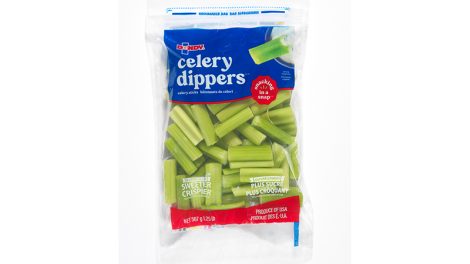 Duda Farm Fresh Foods has introduced Celery Dippers in new bilingual packaging.