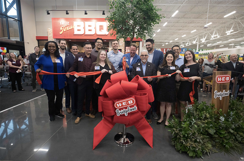 H-E-B Cypress ribbon cutting for the grand opening of its new store