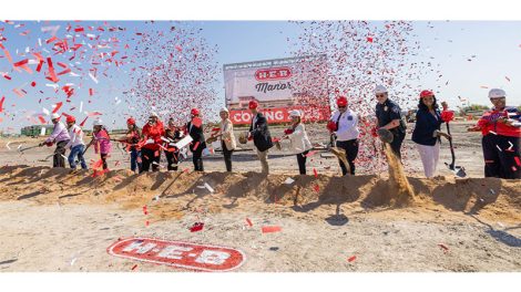 H-E-B Manor groundbreaking