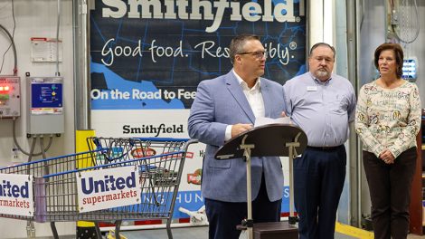 Smithfield Foods United Supermarkets protein donation