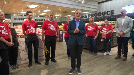 SpartanNash unveils remodeled Family Fare store in Sparta, Michigan.