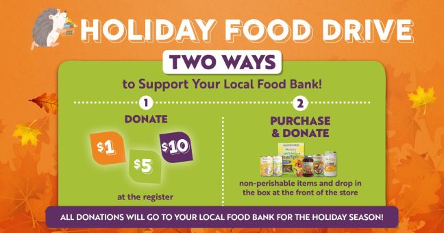 Natural Grocers holiday food drive