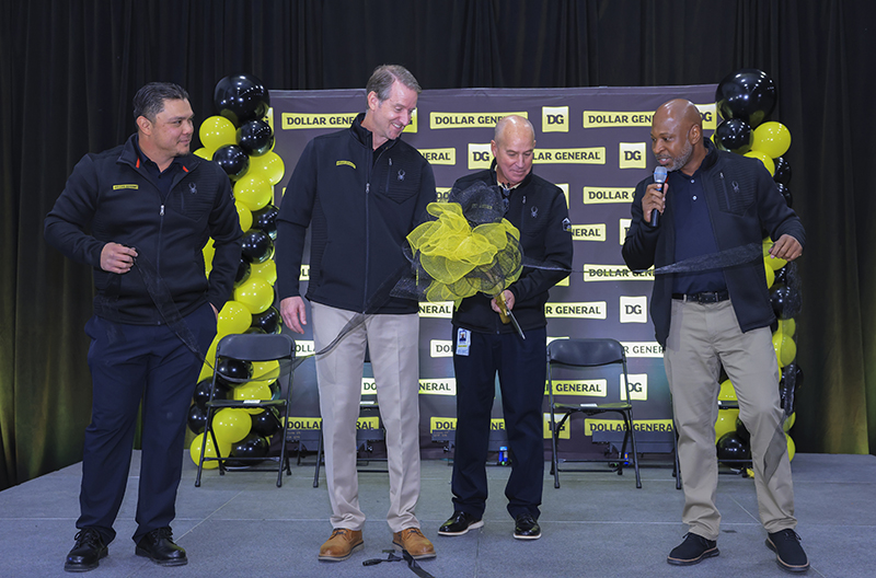 ribbon cutting of the Dollar General distribution center in Aurora, Colorado