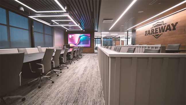 image of new Fareway headquarters boardroom