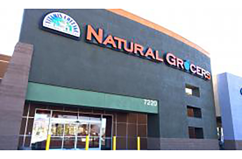 storefront of Natural Grocers' store at Broadway and Kolb in Tucson, Arizona