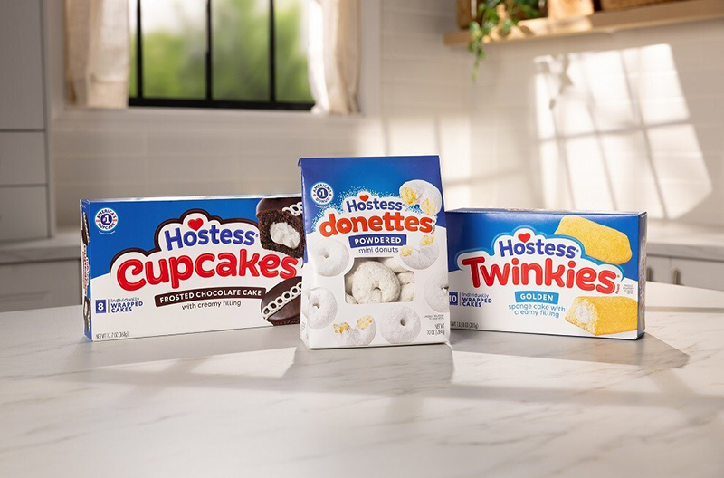 Hostess introduces refreshed logo and packaging