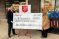 image of big check donation from Schnucks to The Salvation Army