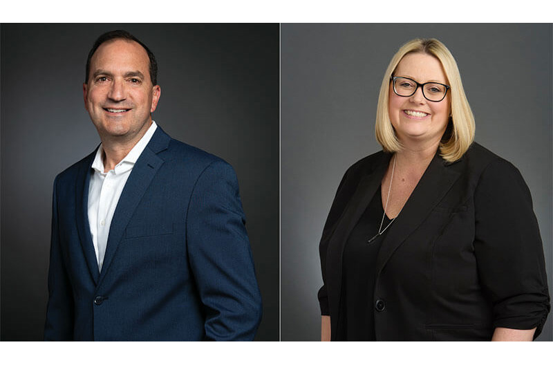 headshots of Raley's Paul Gianetto and Natalie Slatter