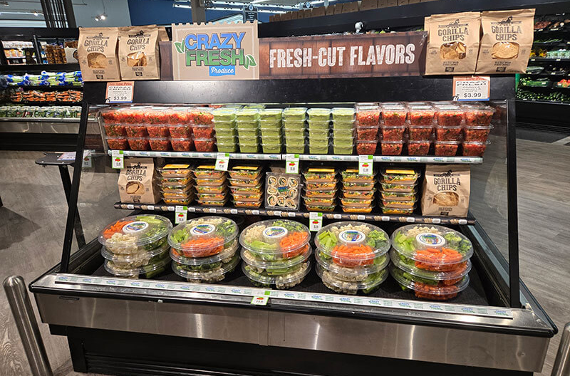 image of Crazy Fresh display in produce department