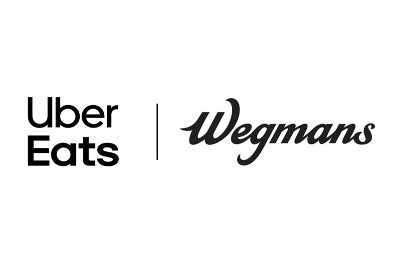 Uber Eats and Wegmans Food Markets logos