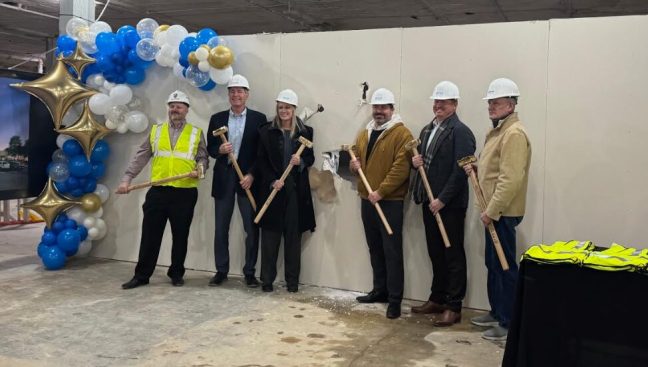 Hen House groundbreaking ceremony