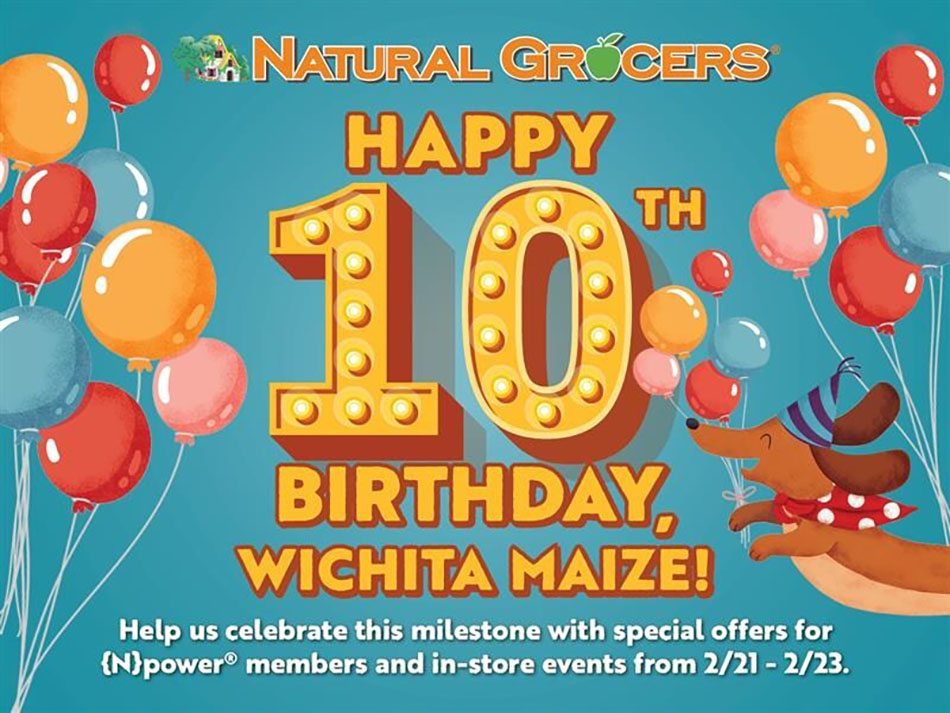 Natural Grocers celebrate 10th anniversary for its Wichita Maize store.