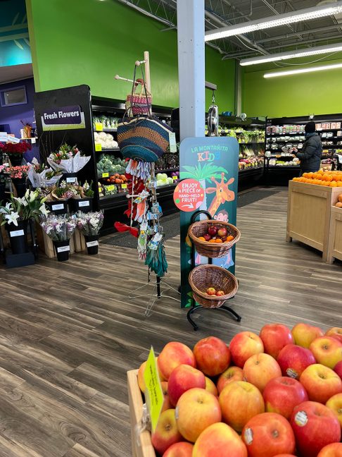 image of produce department in La Montañita Food Co-Op