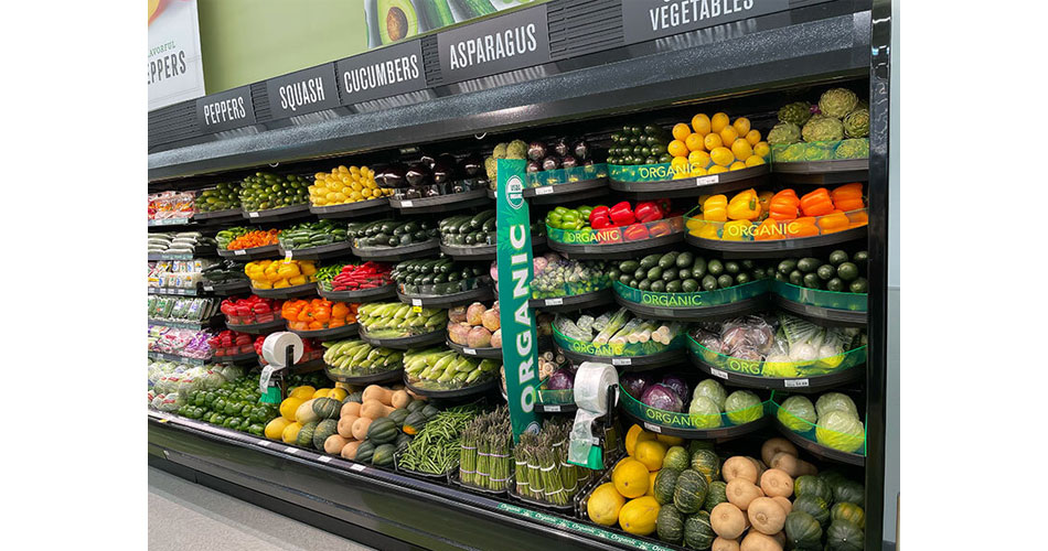 image of organic vegetables in produce department