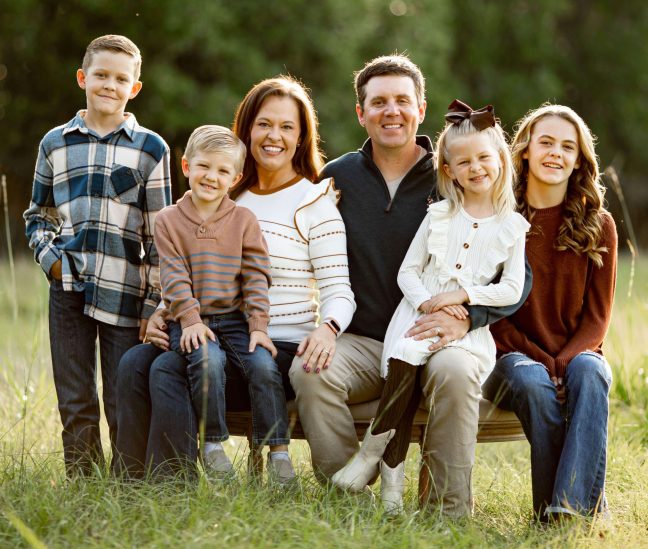 image of John Triplett and his family
