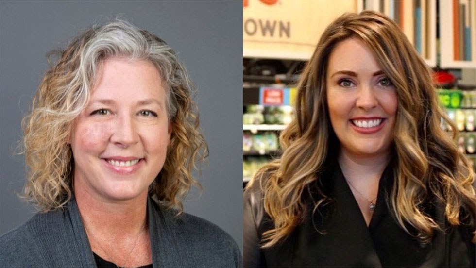 Kim Cates and Allison Garcia of Heritage Grocers Group