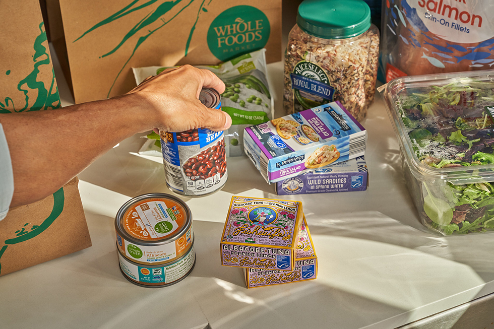 The MSC ecolabel can be found on seafood packaging at a variety of price points in grocery stores, convenience stores, independent food retailers, and some restaurants nation-wide. Credit: Kort Havens/MSC