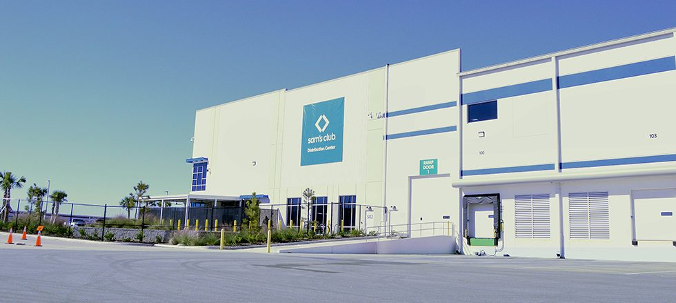 Walmart's Jacksonville distribution center