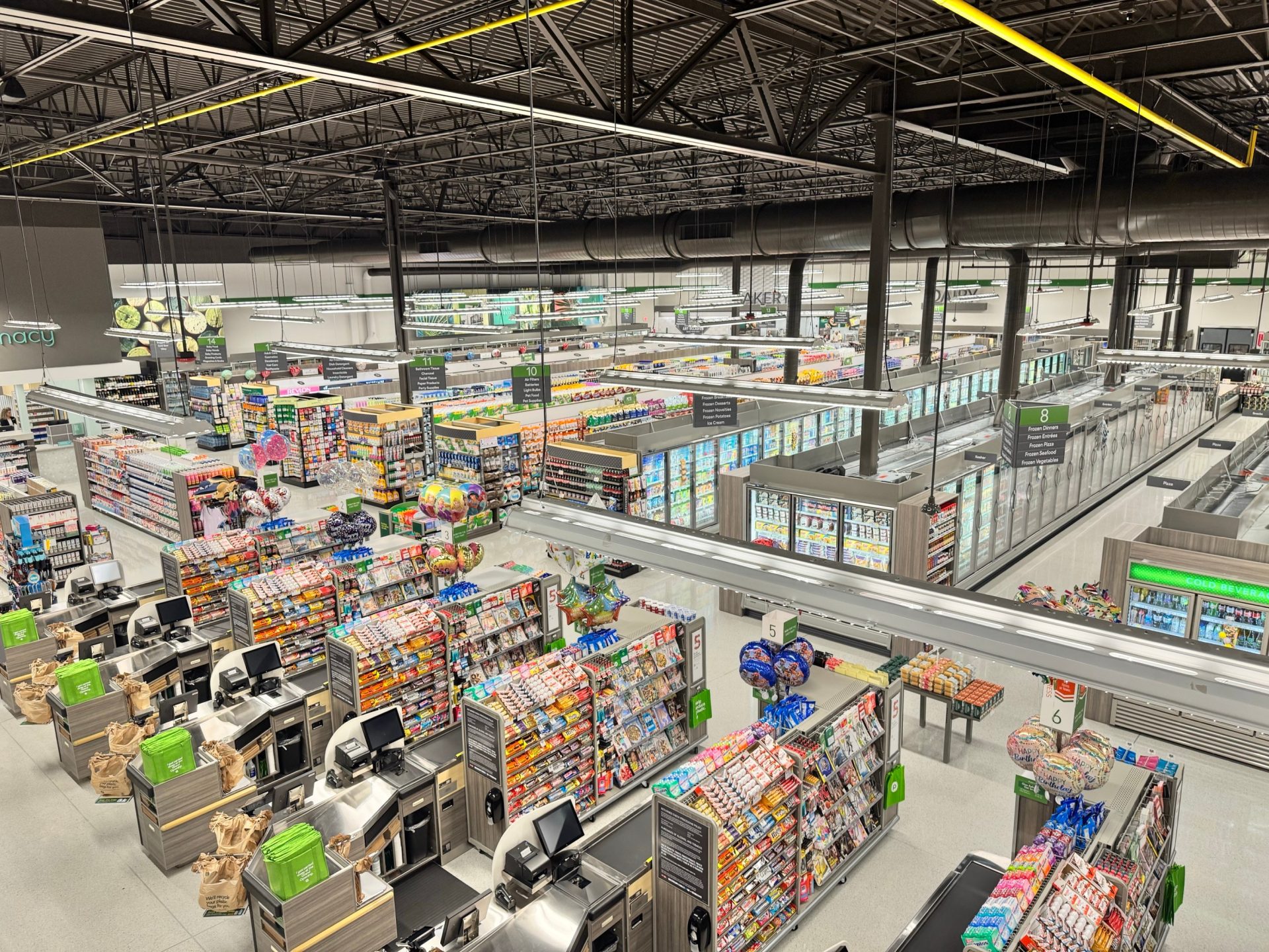 Publix Jasper bird's eye view of the store