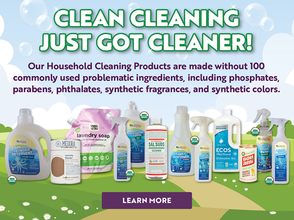 Natural Grocers cleaning products