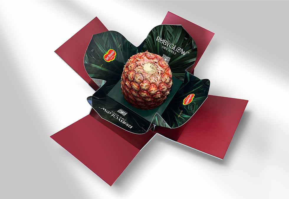 Fresh Del Monte's Rubyglow pineapple