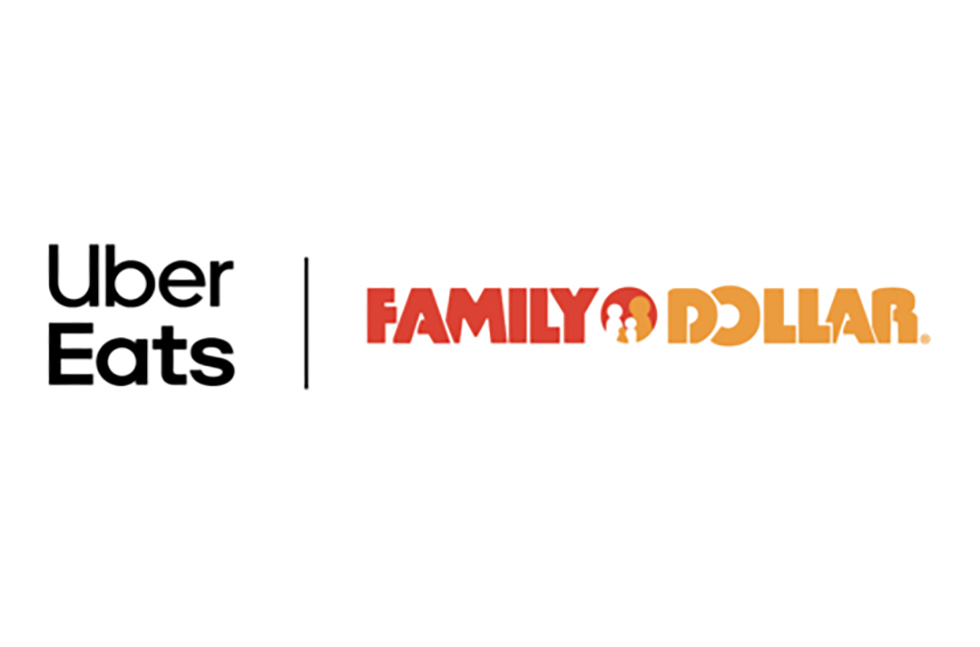 Uber Eats Family Dollar combined logos