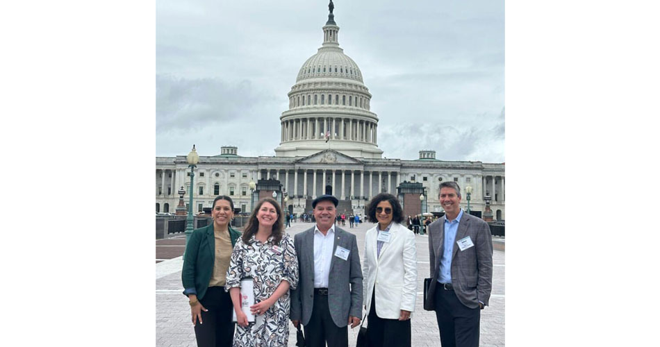 ASG members in front of Capitol during NGA Fly-In