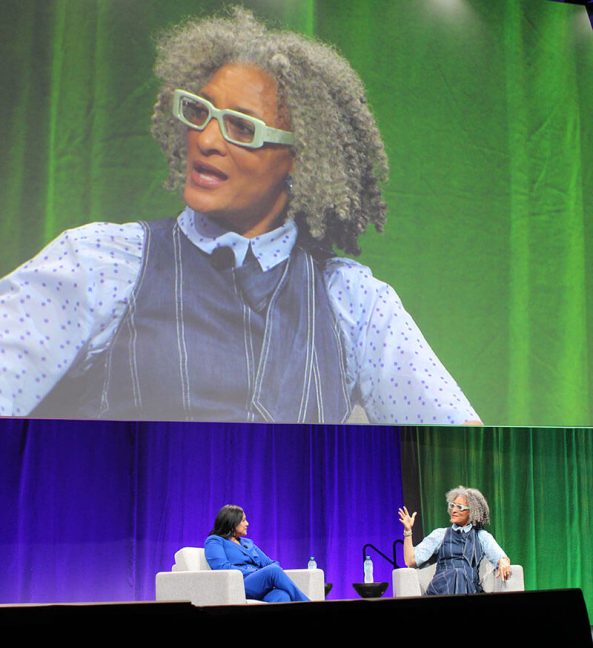 image of celebrity chef Carla Hall at IDDBA 2025