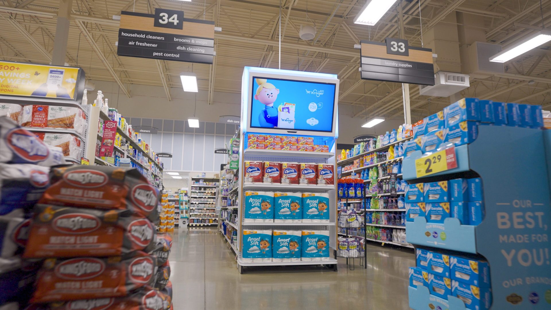 Kroger Precision Marketing in-store advertising