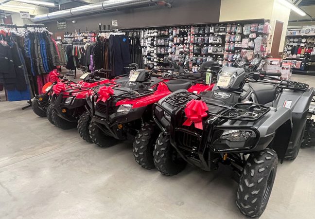 ATVs inside store in Kotzebue, Alaska