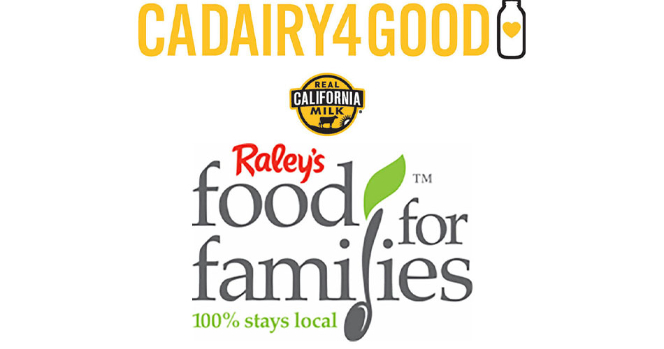 graphic of Raley's Food for Families and Califorinia Dairy logos