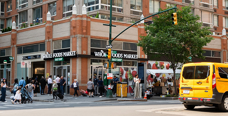 photo of exterior of new Whole Foods Daily Shop location in Hell's Kitchen