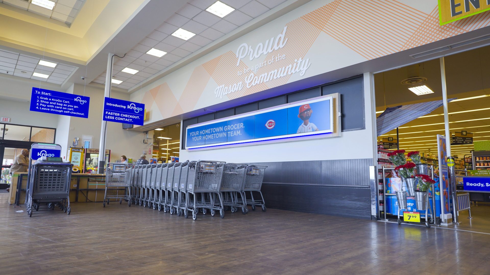Kroger Precision Marketing in-store digital advertising