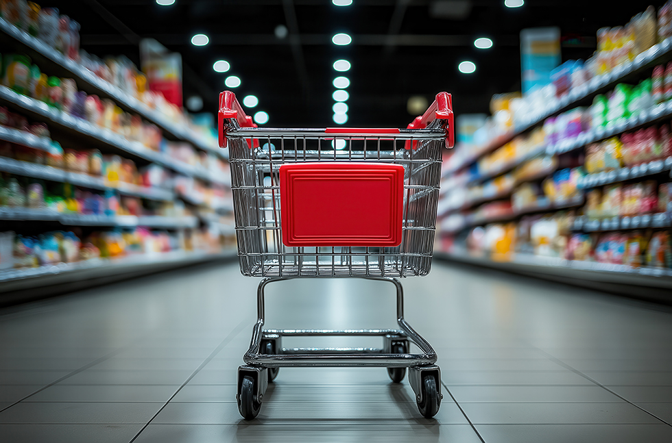Adobe Stock Walmart grocery shopping
