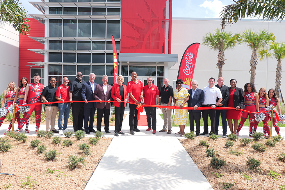 Coke Florida has opened a new distribution center in Tampa, Florida.