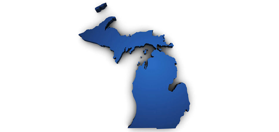 map of Michigan