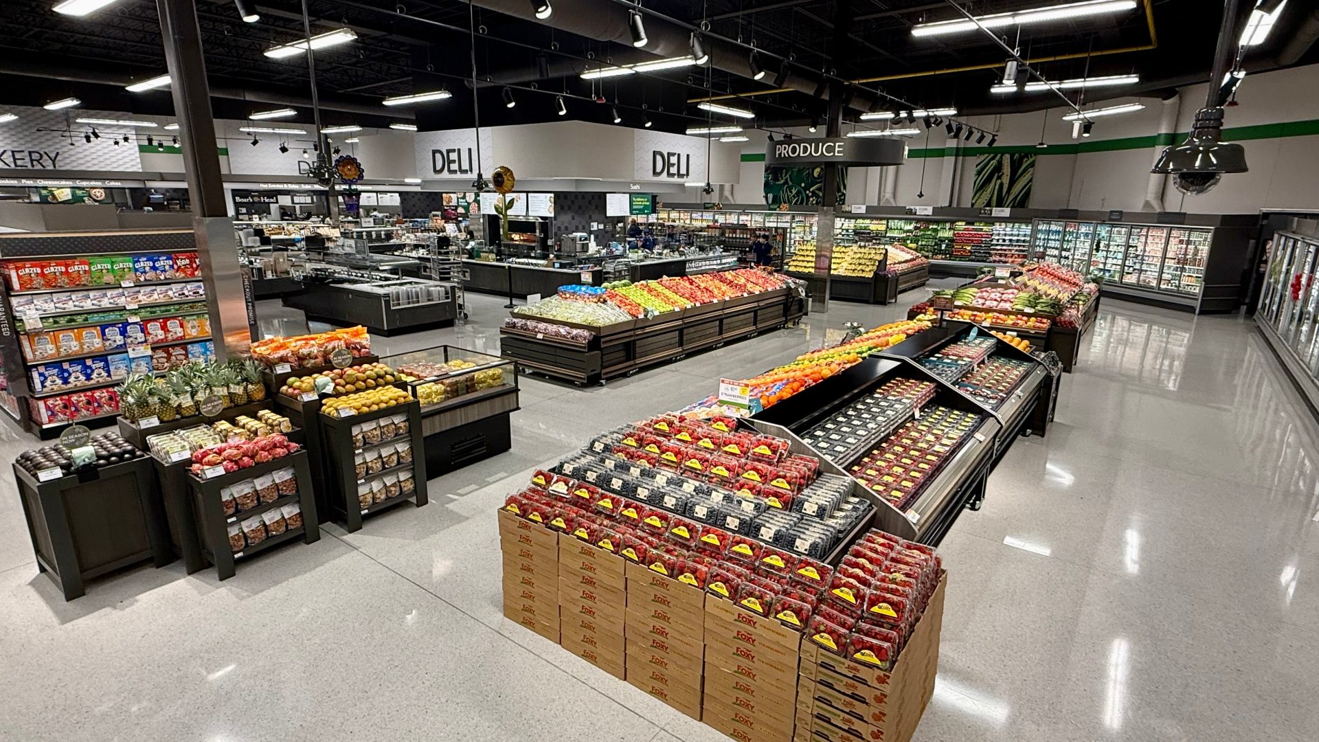Publix's produce departments