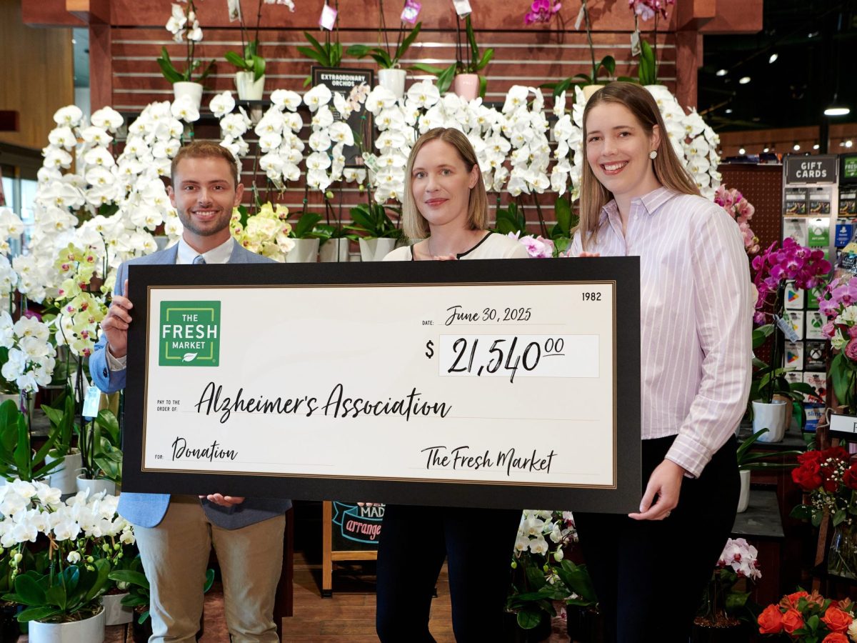 The Fresh Market Donates $21.5K To Alzheimer’s Association