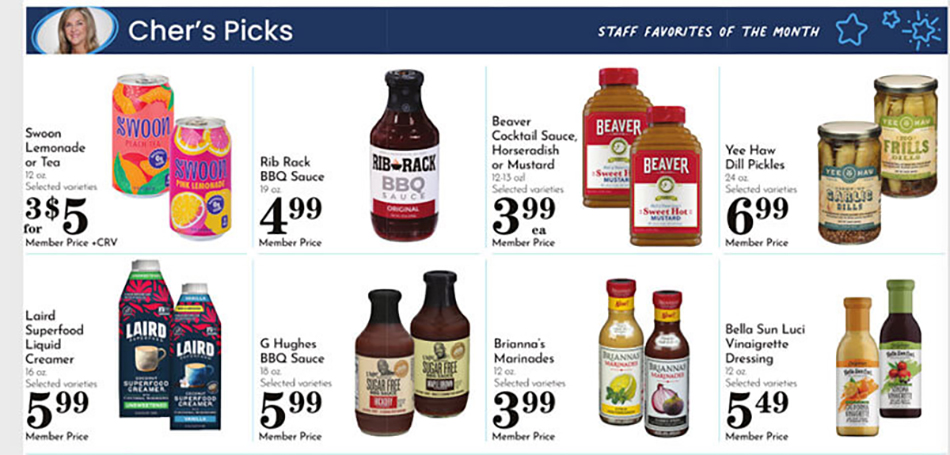 image of example of Cher's Picks from Pavilions banner