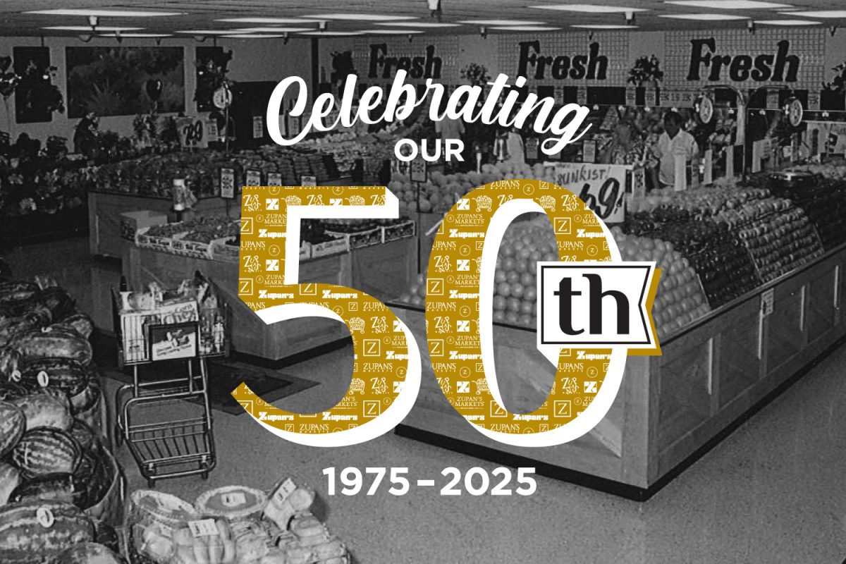 Zupan's 50th anniversary logo