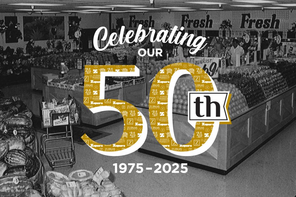 Zupan's 50th anniversary logo