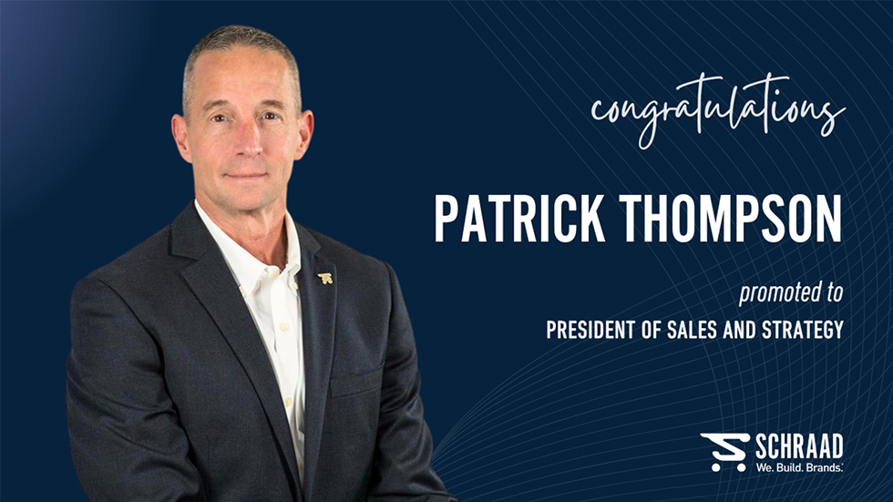 Schraad President Patrick Thompson