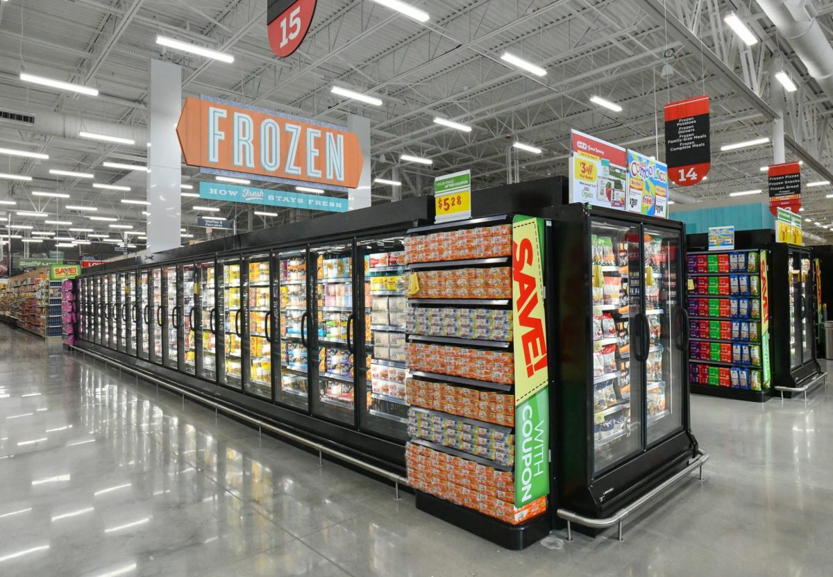refrigerated store section